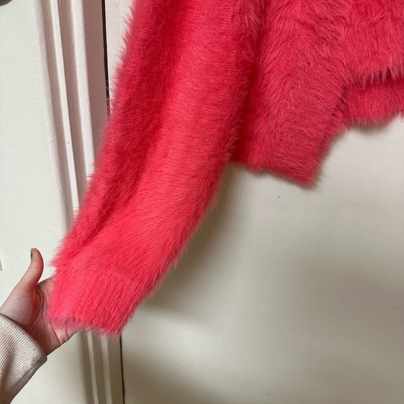 Free people pink crilla soft pullover sweater - Picture 5 of 6